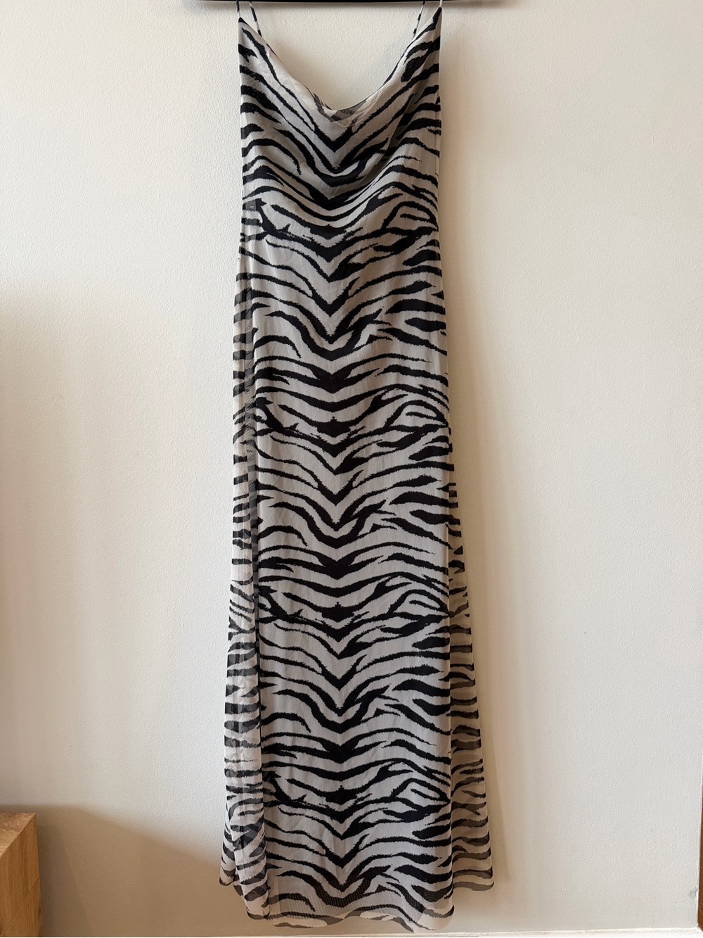 Zara Animal Print Maxi  - Black and Grey